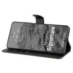 Husa flip cover Bizon Pocket compatibila cu Motorola Signature, Negru 6 - lerato.ro