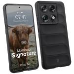 Carcasa Bizon Tur compatibila cu Motorola Signature, Negru 3 - lerato.ro