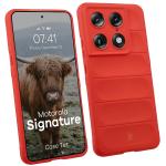 Carcasa Bizon Tur compatibila cu Motorola Signature, Rosu 3 - lerato.ro