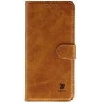 Husa flip cover Bizon Pocket compatibila cu Motorola Signature, Maro 2 - lerato.ro