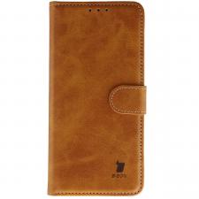Husa flip cover Bizon Pocket compatibila cu Motorola Signature, Maro