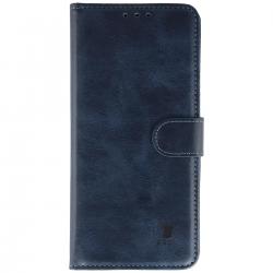 Husa flip cover Bizon Pocket compatibila cu Motorola Signature, Navy Blue