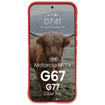 Carcasa Bizon Tur compatibila cu Motorola Moto G67 5G / G77 5G, Rosu 6 - lerato.ro