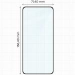 Folie sticla securizata Bizon Glass Edge 2 compatibila cu Motorola Edge 70, Negru 3 - lerato.ro