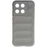 Carcasa Bizon Tur compatibila cu Motorola Moto G67 5G / G77 5G, Light Grey 2 - lerato.ro