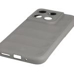 Carcasa Bizon Tur compatibila cu Motorola Moto G67 5G / G77 5G, Light Grey 4 - lerato.ro