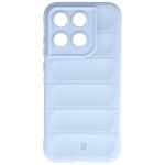 Carcasa Bizon Tur compatibila cu Motorola Moto G67 5G / G77 5G, Light Blue 2 - lerato.ro