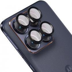 Folie sticla securizata camera foto Bizon Glass Snap Lens compatibila cu Motorola Edge 70 Fusion, Negru