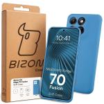 Carcasa Bizon Soft compatibila cu Motorola Edge 70 Fusion, Albastru 8 - lerato.ro