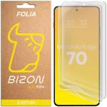 Set 2 folii protectie Bizon Glass Film Sun compatibile cu Motorola Edge 70, Transparent 2 - lerato.ro