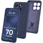 Carcasa Bizon Soft compatibila cu Motorola Edge 70 Fusion, Dark Blue 3 - lerato.ro