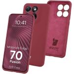 Carcasa Bizon Soft compatibila cu Motorola Edge 70 Fusion, Dark Purple 3 - lerato.ro