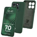 Carcasa Bizon Soft compatibila cu Motorola Edge 70 Fusion, Dark Green 3 - lerato.ro