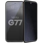 Folie sticla hibird Bizon Hybrid Shadow Privacy compatibila cu Motorola Moto G77 5G, Negru 7 - lerato.ro