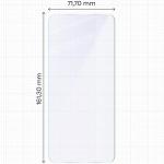Folie sticla hibrid Bizon Hybrid Mule compatibila cu Motorola Moto G17 Power, Transparent 3 - lerato.ro