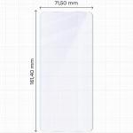 Set 2 folii sticla hibrid Bizon Hybrid Mule Duo compatibile cu Motorola Moto G17, Transparent 3 - lerato.ro