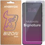Folie sticla hibrid Bizon Glass Mule Shadow Privacy compatibila cu Motorola Signature, Negru 2 - lerato.ro
