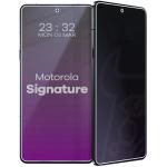 Folie sticla hibrid Bizon Glass Mule Shadow Privacy compatibila cu Motorola Signature, Negru 7 - lerato.ro