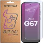 Folie sticla hibrid Bizon Hybrid Mule compatibila cu Motorola Moto G67 5G, Transparent 2 - lerato.ro