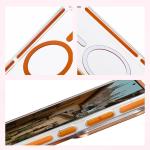 Carcasa Bizon Marco compatibila cu Samsung Galaxy S26 Ultra, Transparent / Portocaliu 8 - lerato.ro