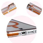 Carcasa Bizon Marco compatibila cu Samsung Galaxy S26 Ultra, Transparent / Portocaliu 10 - lerato.ro