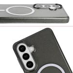 Carcasa Bizon SparklO cu MagSafe compatibila cu Samsung Galaxy S26 Plus, Glitter Black 6 - lerato.ro