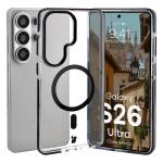 Carcasa Bizon Marco compatibila cu Samsung Galaxy S26 Ultra, Transparent / Negru 3 - lerato.ro