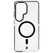 Carcasa Bizon Marco compatibila cu Samsung Galaxy S26 Ultra, Transparent / Negru