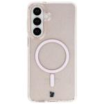 Carcasa Bizon SparklO cu MagSafe compatibila cu Samsung Galaxy S26 Plus, Glitter Orange 2 - lerato.ro