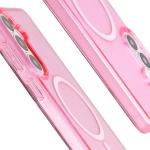 Carcasa Bizon SparklO cu MagSafe compatibila cu Samsung Galaxy S26 Plus, Glitter Pink 5 - lerato.ro