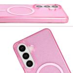 Carcasa Bizon SparklO cu MagSafe compatibila cu Samsung Galaxy S26 Plus, Glitter Pink 6 - lerato.ro