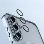Carcasa cu protectie pentru camera Bizon GuardO cu MagSafe compatibila cu Samsung Galaxy S26 Plus, Transparent / Albastru 4 - lerato.ro