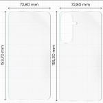 Set protectie Bizon Hydrogel Pack, 1x Folie Ecran si 1x Folie Spate, compatibil cu Samsung Galaxy S26 Plus, Transparent 3 - lerato.ro