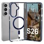 Carcasa Bizon Marco compatibila cu Samsung Galaxy S26 Plus, Transparent / Albastru 3 - lerato.ro