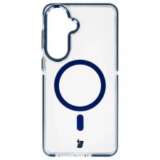 Carcasa Bizon Marco compatibila cu Samsung Galaxy S26 Plus, Transparent / Albastru