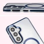 Carcasa Bizon Marco compatibila cu Samsung Galaxy S26 Plus, Transparent / Albastru 7 - lerato.ro