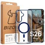 Carcasa Bizon Marco compatibila cu Samsung Galaxy S26 Plus, Transparent / Albastru 11 - lerato.ro