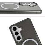 Carcasa Bizon SparklO cu MagSafe compatibila cu Samsung Galaxy S26, Glitter Black 6 - lerato.ro