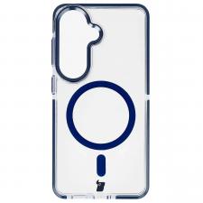 Carcasa Bizon Marco compatibila cu Samsung Galaxy S26, Transparent / Albastru