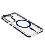 Carcasa Bizon Marco compatibila cu Samsung Galaxy S26, Transparent / Albastru 5 - lerato.ro