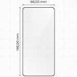 Set 2 folii sticla securizata Bizon Glass Aplikator, Kit montare inclus, compatibile cu Samsung Galaxy S26, Negru 3 - lerato.ro