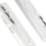 Carcasa Bizon SparklO cu MagSafe compatibila cu Samsung Galaxy S26, Glitter Clear 5 - lerato.ro