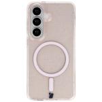 Carcasa Bizon SparklO cu MagSafe compatibila cu Samsung Galaxy S26, Glitter Orange 2 - lerato.ro