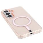 Carcasa Bizon SparklO cu MagSafe compatibila cu Samsung Galaxy S26, Glitter Orange 4 - lerato.ro