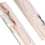 Carcasa Bizon SparklO cu MagSafe compatibila cu Samsung Galaxy S26, Glitter Orange 5 - lerato.ro