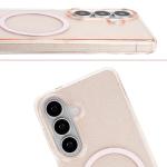 Carcasa Bizon SparklO cu MagSafe compatibila cu Samsung Galaxy S26, Glitter Orange 6 - lerato.ro