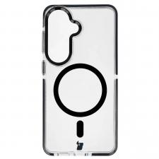 Carcasa Bizon Marco compatibila cu Samsung Galaxy S26, Transparent / Negru