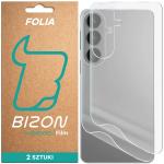 Set 2 folii protectie pentru spatele telefonului Bizon Hydrogel Back compatibile cu Samsung Galaxy S26, Transparent 2 - lerato.ro