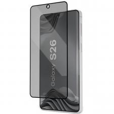 Folie sticla securizata Bizon Glass Aplikator Shadow Privacy, Kit montare inclus, compatibila cu Samsung Galaxy S26, Negru