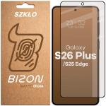 Folie sticla securizata Bizon Glass Matte compatibila cu Samsung Galaxy S26 Plus / S25 Edge, Negru 2 - lerato.ro